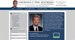 Desktop Screenshot of lawrencedaylaw.com
