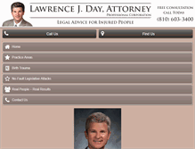 Tablet Screenshot of lawrencedaylaw.com